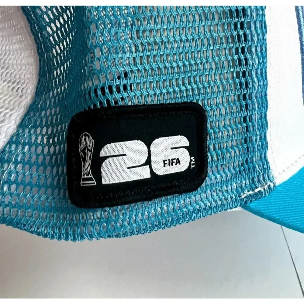 Official FIFA World Cup 2026 Argentina Trucker Hat Snapback Cap NWT Messi Team